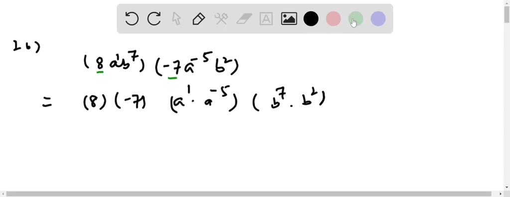 SOLVED:5 B^7 / 8