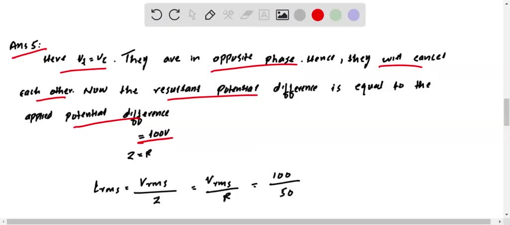 SOLVED:In the circuit shown the variable resistance is so adjusted that ...