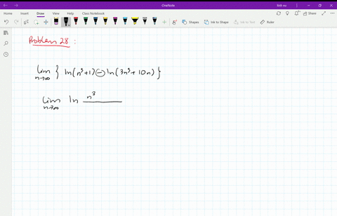 find-the-limit-of-the-following-sequences-or-determine-that-the-limit-does-not-exist-leftln-leftn31r
