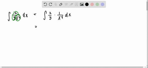 find-the-following-int-frac23-x4-d-x