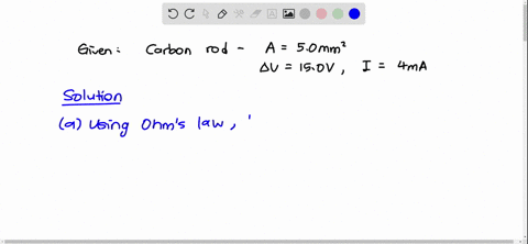 a-resistor-is-constructed-of-a-carbon-rod-that-has-a-uniform-cross-sectional-area-of-500-mathrmmm2-3