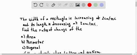 changing-dimensions-in-a-rectangle-is-decreasing-at-the-rate-of-2-mathrmcm-mathrmsec-while-the-width