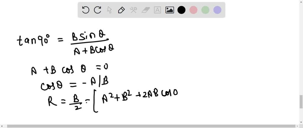 solved-the-resultant-of-two-vectors-and-is-perpendicular-to-the