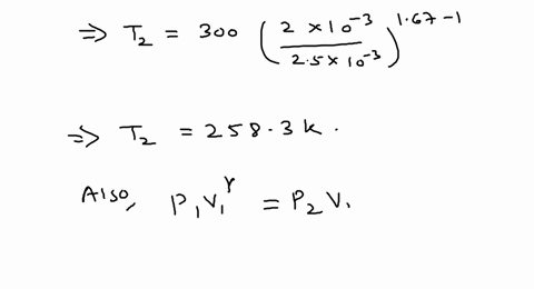 a-an-ideal-gas-expands-adiabatically-from-a-volume-of-20-times-10-3-mathrmm3-to-25-times-10-3-mathrm