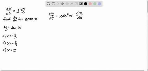 a-point-is-moving-along-the-graph-of-the-given-function-such-that-d-x-d-t-is-2-centimeters-per-sec-3