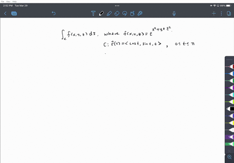 evaluate-the-multivariate-line-integral-of-the-given-function-over-the-specified-curve-fx-y-zex2yz-2