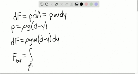 water-stands-at-depth-d-behind-a-dam-of-width-w-a-find-an-expression-for-the-net-force-of-the-water-