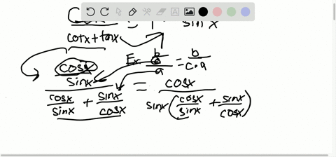 verify-that-the-following-equations-are-identities-fraccot-xcot-xtan-x1-sin-2-x