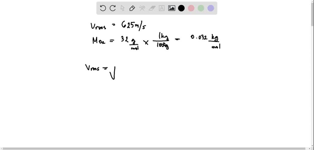 solved-the-rms-speed-of-an-oxygen-molecule-o2-in-a-container-of