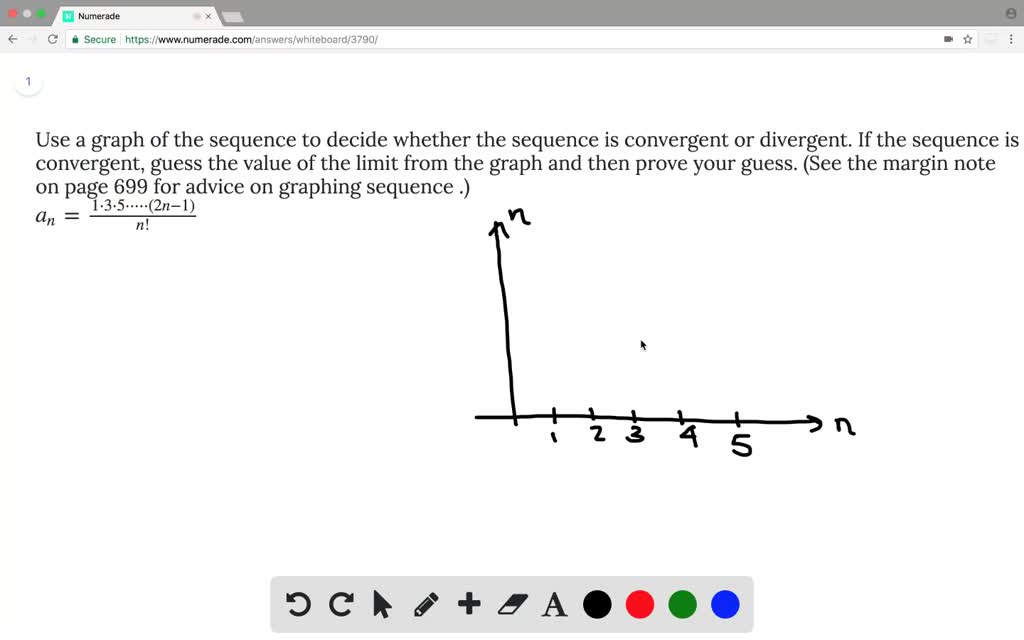 Solved Use A Graph Of The Sequence To Decide Whet
