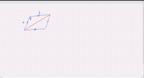 two-adjacent-sides-of-a-parallelogram-have-lengths-a-and-b-and-the-angle-between-these-two-sides-is-