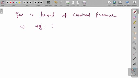 a-gas-is-heated-at-constant-pressure-the-fraction-of-heat-energy-used-to-increase-the-internal-energ
