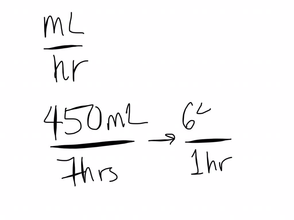 Calculate The Volume Infused In The Following Scenarios Round To The Nearest Ml Infusion Rate 3668