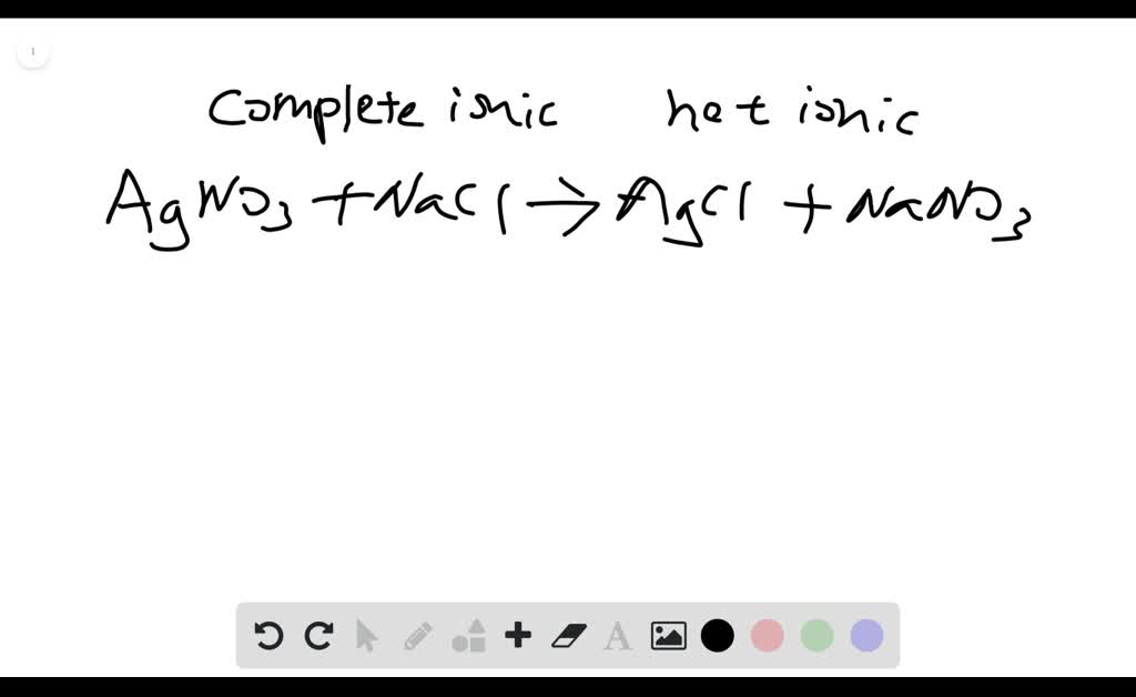 complete ionic equation
