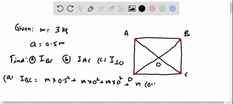 four-point-masses-of-30-mathrmkg-each-are-arranged-in-a-square-on-massless-rods-the-length-of-a-si-3