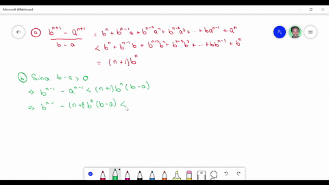 let-a_nleft1frac1nrightn-a-show-that-if-0-leqslant-a-b-then-fracbn1-an1b-an1-bn-b-deduce-that-bnn1-a