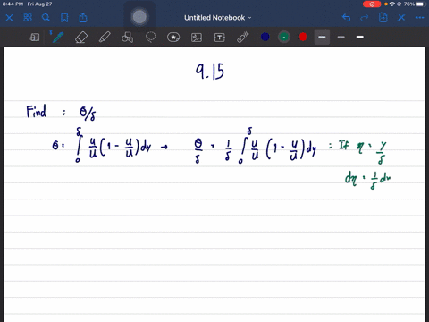 evaluate-theta-delta-for-each-of-the-laminar-boundary-layer-velocity-profiles-given-in-problem-910