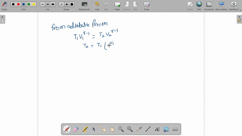 an-ideal-gas-at-27circ-mathrmc-is-compressed-adiabatically-to-8-27-of-its-original-volume-the-rise-i