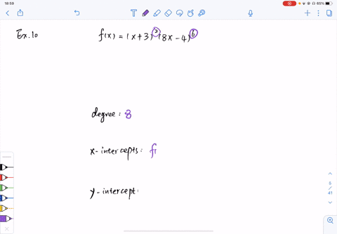 for-each-polynomial-function-find-the-following-a-degree-of-the-polynomial-b-all-x-intercepts-c-t-10