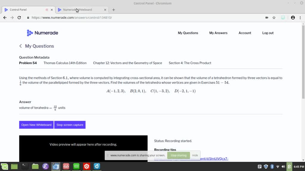 SOLVEDA triangular lamina of area A and, height h is immersed in a