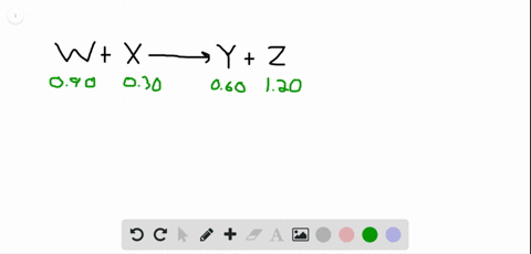 two-substances-mathrmw-and-mathrmx-react-to-form-the-products-mathrmy-and-mathrmz-table-112-shows-th