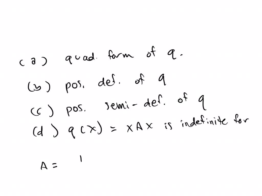 SOLVED:Extend The Convergence Analysis Given In Chapter 18 So That It ...