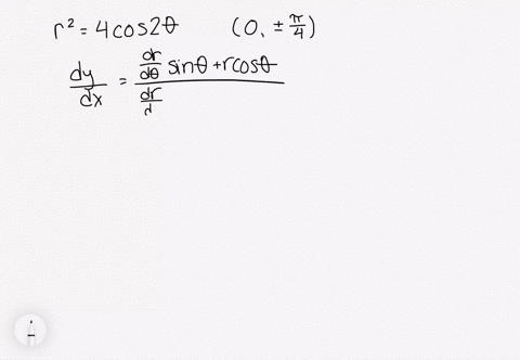 find-the-slope-of-the-line-tangent-to-the-following-polar-curves-at-the-given-points-r24-cos-2-theta