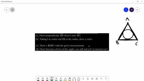 construct-the-incircle-of-a-given-triangle-mathrmabc-the-following-sentences-are-the-steps-involved-