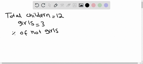 in-a-group-of-12-children-3-are-girls-what-percent-are-not-girls