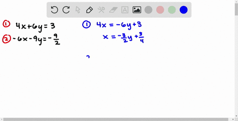 use-the-substitution-method-to-find-all-solutions-of-each-system-leftbeginaligned-4-x6-y-3-6-x-9-y-3