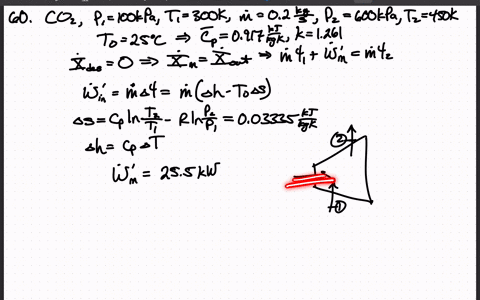 carbon-dioxide-enters-a-compressor-at-100-mathrmkpa-and-300-mathrmk-at-a-rate-of-02-mathrmkg-mathrms