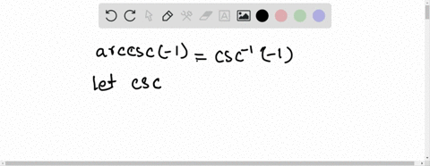 find-the-exact-value-of-each-expression-give-the-answer-in-radians-operatornamearccsc-1-2