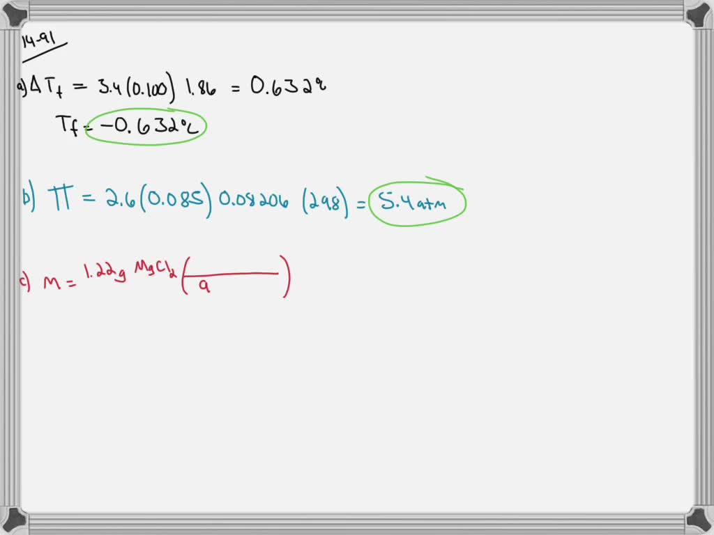SOLVEDUse the van't Hoff factors in Table 14.9 to calculate each
