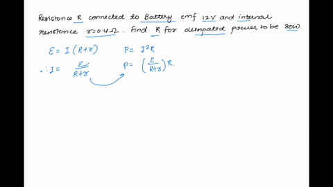 a-resistor-with-resistance-r-is-connected-to-a-battery-that-has-emf-120-mathrmv-and-internal-resista