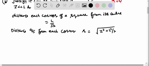 four-identical-particles-each-having-charge-q-are-fixed-at-the-corners-of-a-square-of-side-l-a-fifth
