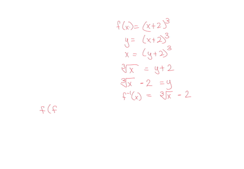 a-find-an-equation-for-f-1x-the-inverse-function-b-verify-that-your-equation-is-correct-by-showing-9