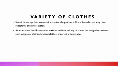 ⏩SOLVED:The market for clothes has the structure of monopolistic ...