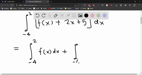 each-of-the-regions-a-b-and-c-bounded-by-the-graph-of-f-and-the-x-axis-has-area-3-find-the-value-o-2