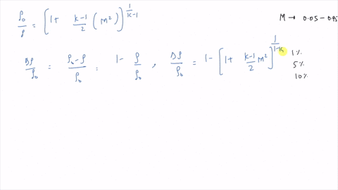 ⏩SOLVED:The velocity of an air flow changes by 1 percent. Assuming ...