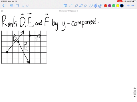with-the-y-axis-pointing-north-rank-vectors-overrightarrowmathbfd-overrightarrowmathbfe-and-overrigh