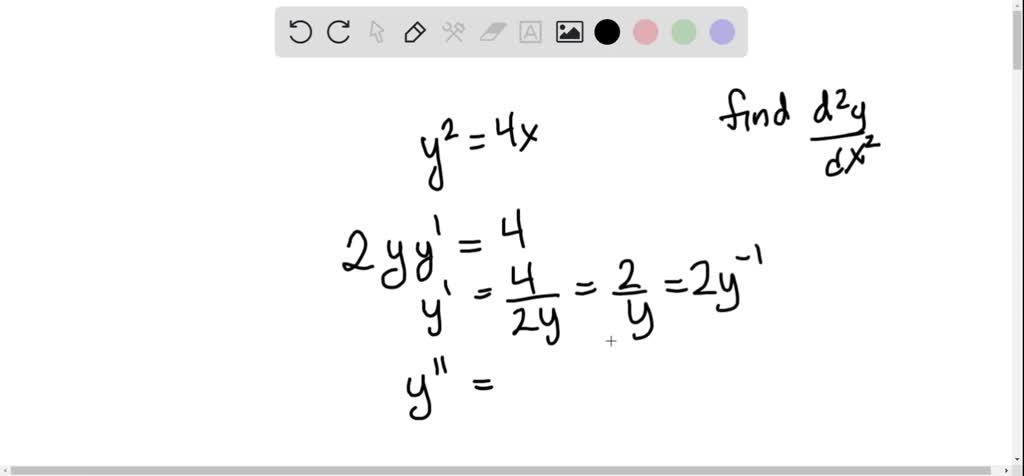 solved-find-d-2-y-d-x-2-in-terms-of-x-and-y-y-2-4-x