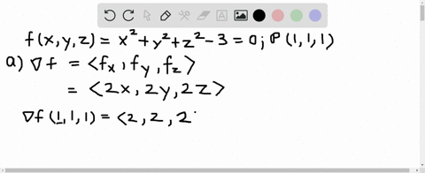 looking-ahead-tangent-planes-consider-the-following-surfaces-fx-y-z0-which-may-be-regarded-as-a-leve