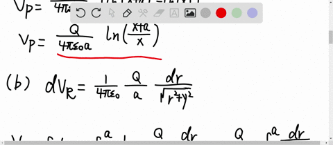 electric-charge-is-distributed-uniformly-along-a-thin-rod-of-length-a-with-total-charge-q-take-the-2