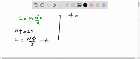inductance-of-a-solenoid-a-long-straight-solenoid-has-n-turms-uniform-cross-sectional-area-a-and-len