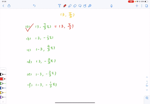 which-polar-coordinates-represent-the-same-point-as-3-pi-3-a-37-pi-3-b-3-pi-3-c-34-pi-3-d-3-2-pi-3-e
