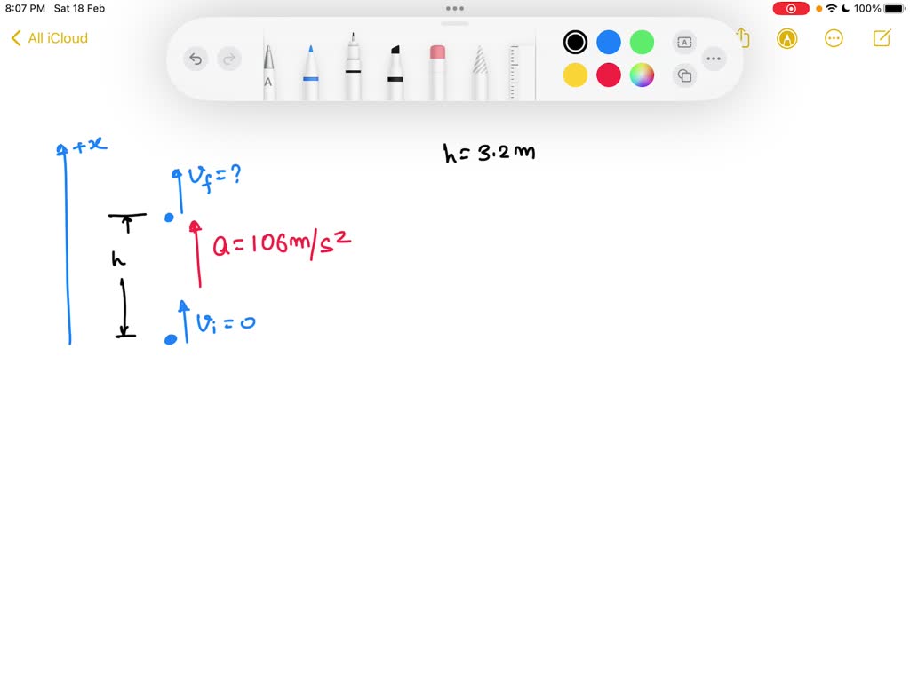 SOLVEDA model rocket rises from rest with a constant acceleration of