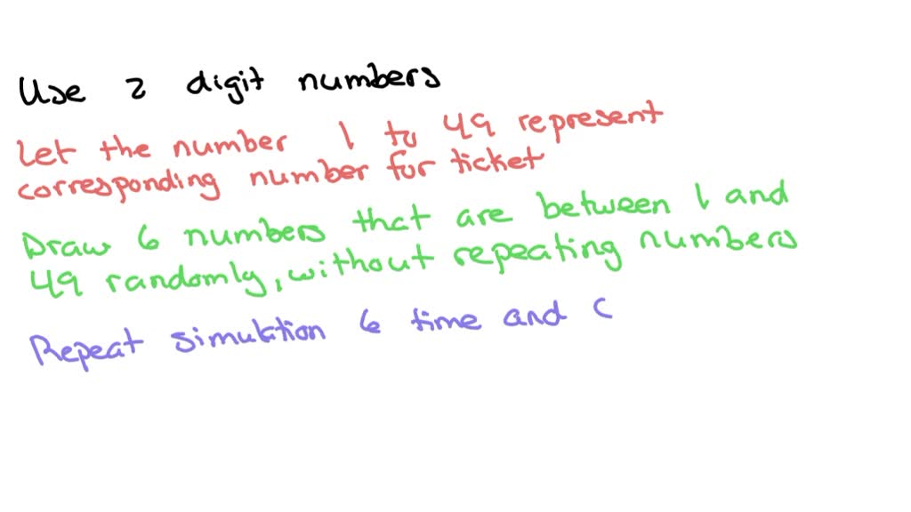 SOLVED:In the United Kingdom's Lotto game, a player picks six numbers ...