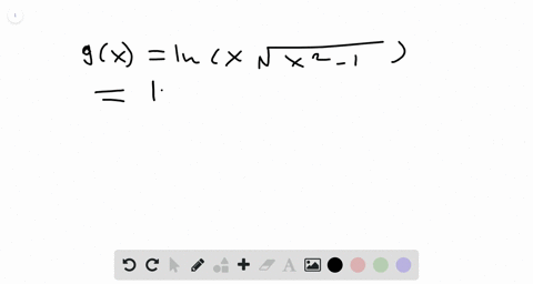 Solved Differentiate The Function G X Ln Xe