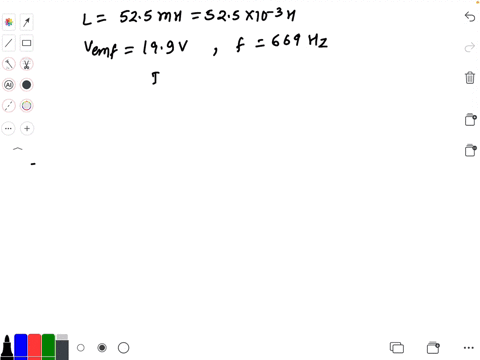 an-inductor-with-inductance-l525-mathrmmh-is-connected-to-an-mathrmac-power-source-that-supplies-v_m