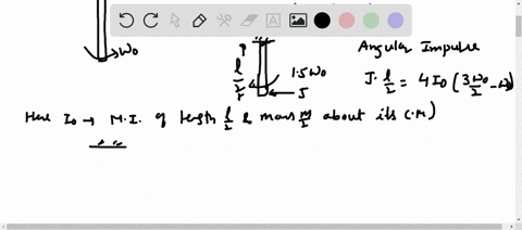 a-uniform-rod-is-rotating-on-a-horizontal-plane-about-a-vertical-axis-through-one-end-with-a-constan